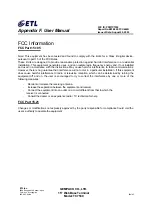 Preview for 83 page of ETL TeleCLIENT TC7530 Series User Manual