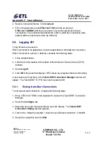 Preview for 78 page of ETL TeleCLIENT TC7730 Series User Manual