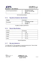 Preview for 82 page of ETL TeleCLIENT TC7730 Series User Manual