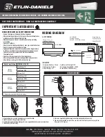 Предварительный просмотр 1 страницы Etlin-Daniels EE202WH-A13BB-GU Installation Manual