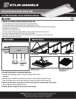 Preview for 1 page of Etlin-Daniels HIGH BAY Series Installation Manual