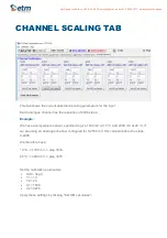 Preview for 38 page of ETM 71610 User Manual