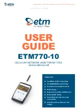 Preview for 1 page of ETM 770-10 User Manual