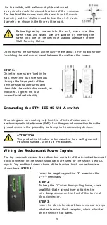 Preview for 5 page of ETM ETM-IES-05-U1-A User Manual