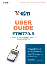 Preview for 1 page of ETM ETM22000M06 User Manual