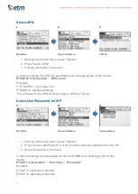 Preview for 18 page of ETM ETM22000M06 User Manual