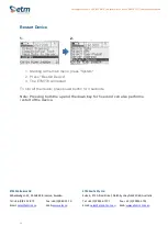 Preview for 20 page of ETM ETM22000M06 User Manual