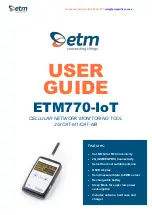 ETM ETM770-IoT User Manual preview