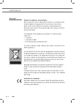 Предварительный просмотр 42 страницы ETNA A4345TRVS Instructions For Use Manual