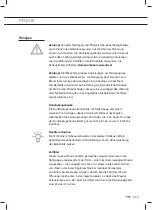 Preview for 33 page of ETNA A4423L Instructions For Use Manual