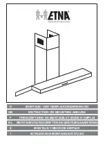 ETNA A4496ARVS Instruction On Mounting And Use Manual предпросмотр