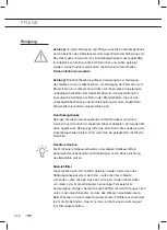 Предварительный просмотр 32 страницы ETNA A4510LRVS Instructions For Use Manual