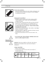 Предварительный просмотр 33 страницы ETNA AB160RVS Instructions For Use Manual