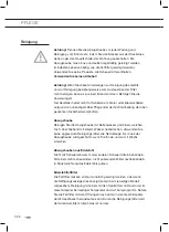 Preview for 36 page of ETNA AB790 Series Instructions For Use Manual