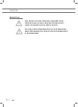 Preview for 38 page of ETNA AB790 Series Instructions For Use Manual