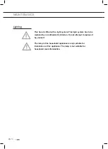 Preview for 52 page of ETNA AB790 Series Instructions For Use Manual