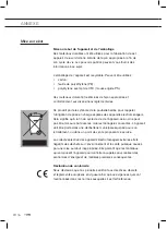 Preview for 30 page of ETNA AD780RVS Instructions For Use Manual