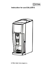 ETNA CALLISTO Instructions For Use Manual предпросмотр
