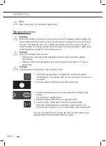 Предварительный просмотр 40 страницы ETNA CM450RVS Instructions For Use Manual