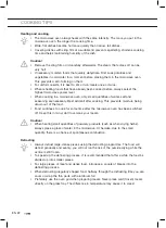 Предварительный просмотр 48 страницы ETNA CM450ZT Instructions For Use Manual