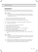 Предварительный просмотр 49 страницы ETNA CM941 Instructions For Use Manual