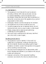 Preview for 64 page of ETNA EN60335-1 Instructions For Use Manual