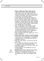 Preview for 39 page of ETNA EVW100WIT Instructions For Use Manual