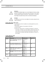 Preview for 42 page of ETNA EVW100WIT Instructions For Use Manual