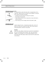 Preview for 52 page of ETNA EVW100WIT Instructions For Use Manual