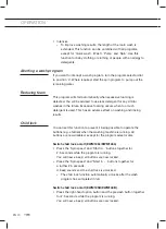 Preview for 56 page of ETNA EWM125B Instructions For Use Manual