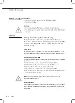 Preview for 60 page of ETNA EWM125B Instructions For Use Manual