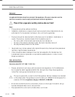 Preview for 46 page of ETNA FGV660RVS Instructions For Use Manual