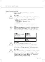 Предварительный просмотр 45 страницы ETNA FIV760RVS Instructions For Use Manual