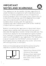 Preview for 4 page of ETNA KVV594 Instructions For Use Manual