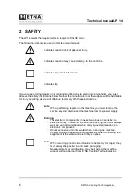 Предварительный просмотр 6 страницы ETNA LP 14 Technical Manual