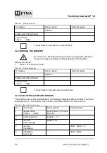 Предварительный просмотр 22 страницы ETNA LP 14 Technical Manual