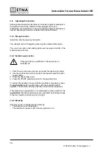 Предварительный просмотр 14 страницы ETNA Nova Instant Instructions For Use Manual