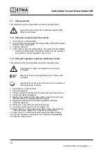 Предварительный просмотр 16 страницы ETNA Nova Instant Instructions For Use Manual