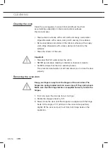 Предварительный просмотр 68 страницы ETNA OM165RVS Instructions For Use Manual