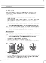 Предварительный просмотр 44 страницы ETNA OM265RVS Instructions For Use Manual