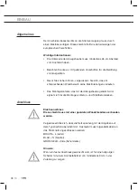 Предварительный просмотр 42 страницы ETNA RA345 Series Instructions For Use Manual