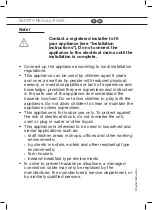 Preview for 3 page of ETNA VW245ZIL Instructions For Use Manual