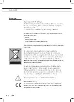 Preview for 58 page of ETNA VW245ZIL Instructions For Use Manual