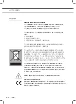 Предварительный просмотр 30 страницы ETNA VW247ZIL Instructions For Use Manual