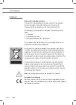 Предварительный просмотр 28 страницы ETNA VW339M Instructions For Use Manual