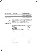 Предварительный просмотр 72 страницы ETNA VW544ZT Instructions For Use Manual