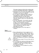 Предварительный просмотр 78 страницы ETNA VW544ZT Instructions For Use Manual