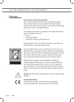 Preview for 66 page of ETNA VW549ZIL Instructions For Use Manual