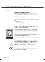 Preview for 32 page of ETNA VW644M Instructions For Use Manual