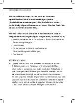 Preview for 37 page of ETNA VW647RVS Instructions For Use Manual